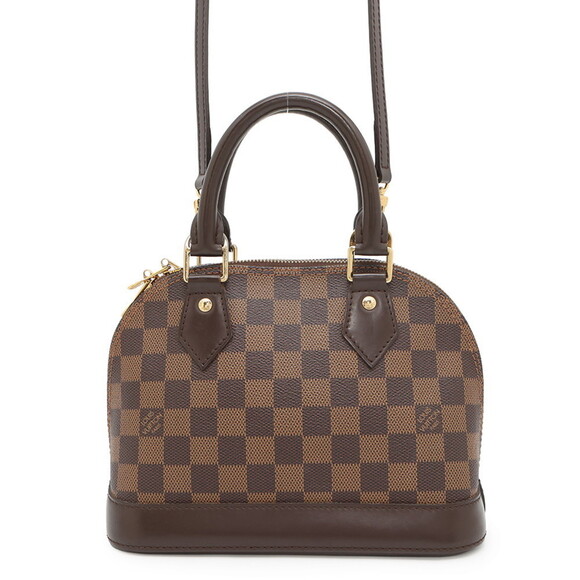 LOUIS VUITTON Red Damier Alma Bag - Picture 1 of 16